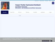 Tablet Screenshot of cvg-kulmbach.de